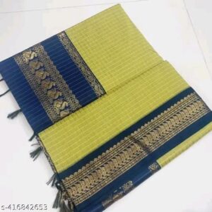 Gadwal / Kalyani Cotton Silk Sarees Saree Fabric: Cotton
